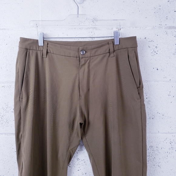 Lululemon Men's Commission Pant Classic Warpstreme Artifact Khaki 33 / 33 - Picture 3 of 12